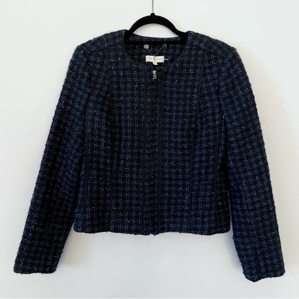 Tory Burch Tweed Evening Jacket